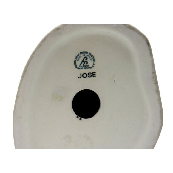 JOSE Ceramic VALENCIA Boy With Hunted Duck Spain Vintage 12" Tall - Picture 9 of 10